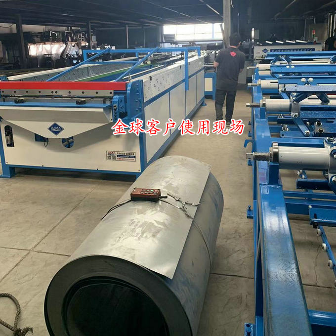 張家港風管超級生產六線使用現場